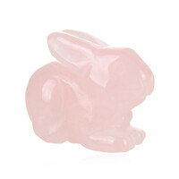 Rosenquarz-Hase