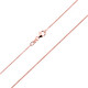 Silber-Veneziakette - 60 cm - 2,4 g - rosévergoldet