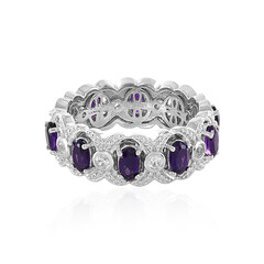 Sambia-Amethyst-Silberring (Dallas Prince Designs)