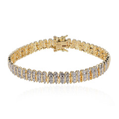 I3 (I) Diamant-Messingarmband (Juwelo Style)