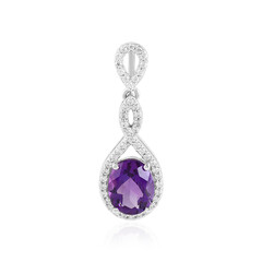 Sibirischer Amethyst-Silberanhänger