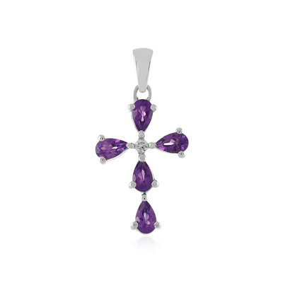 Marokkanischer Amethyst-Silberanhänger
