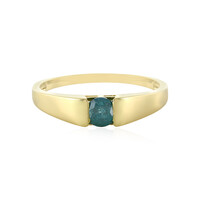Blauer I3 Brillant-Goldring