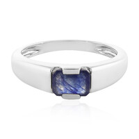 Blauer Madagaskar-Saphir-Silberring