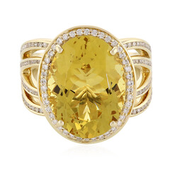 Goldener Beryll-Goldring (de Melo)