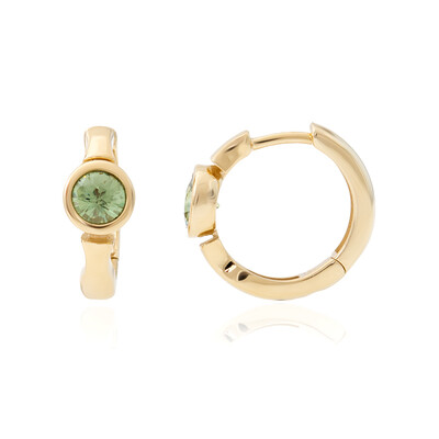 Namibia-Demantoid-Goldohrringe (CUSTODANA)