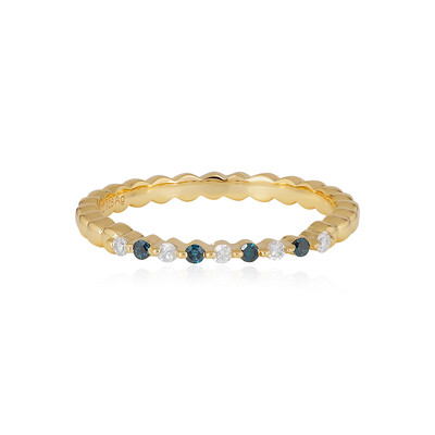 Diamant-Silberring