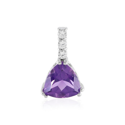 Sibirischer Amethyst-Silberanhänger