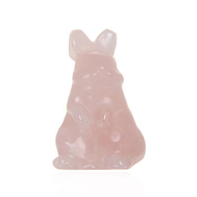 Rosenquarz-Hase