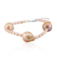 Süßwasserzuchtperlen-Silberarmband (TPC)