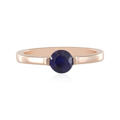 Blauer Madagaskar-Saphir-Silberring