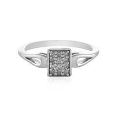 I1 (I) Diamant-Silberring