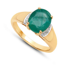Sambia-Smaragd-Goldring