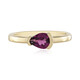 Magenta-Granat-Silberring