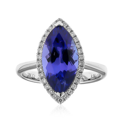 AAA-Tansanit-Goldring (CIRARI)