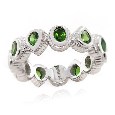 Russischer Diopsid-Silberring (Dallas Prince Designs)