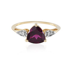 Magenta-Granat-Goldring