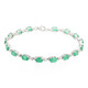 Sambia-Smaragd-Silberarmband