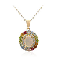 Welo-Opal-Silberhalskette