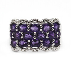 Sambia-Amethyst-Silberring