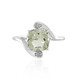 Grüner Amethyst-Silberring