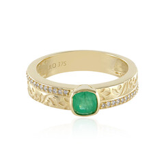 Russischer Smaragd-Goldring