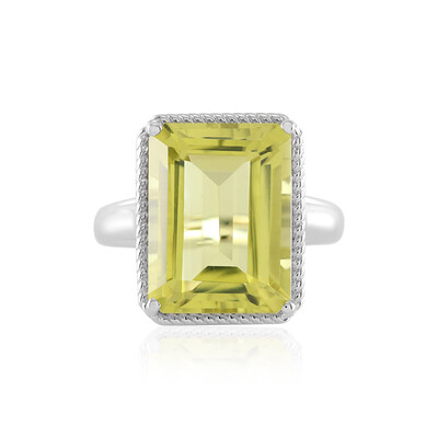 Ouro Verde-Quarz-Silberring