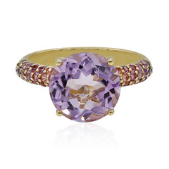 Lavendel-Amethyst-Silberring