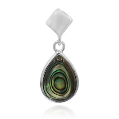 Abalone-Muschel-Silberanhänger