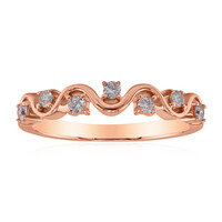 Pinkfarbener I3 Argyle-Brillant-Goldring (Mark Tremonti)