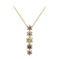 SI2 Fancy-Brillant-Goldhalskette (CIRARI)