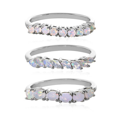 Welo-Opal-Silberringe