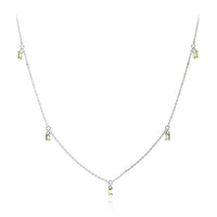 Peridot-Silbercollier