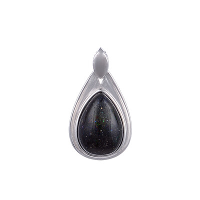 Honduras-Opal-Silberanhänger