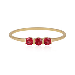 Edelroter Spinell-Goldring