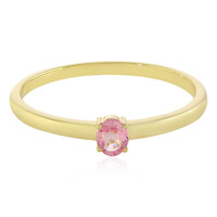 Pinkfarbener Ceylon-Saphir-Goldring