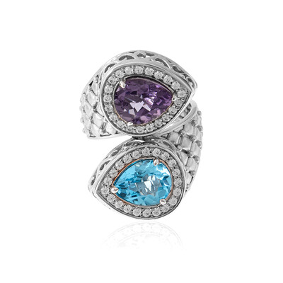 Edelstein-Silberring (Dallas Prince Designs)