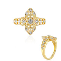 I2 (J) Diamant-Silberring