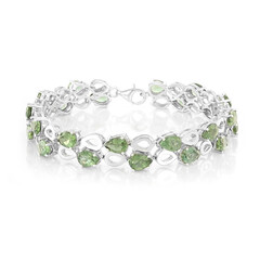 Russischer Apatit-Silberarmband
