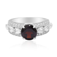 Granat-Silberring