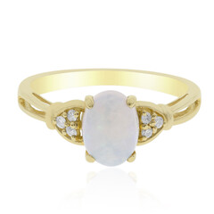 Australischer Opal-Goldring