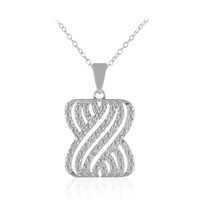 I3 (I) Diamant-Silberhalskette