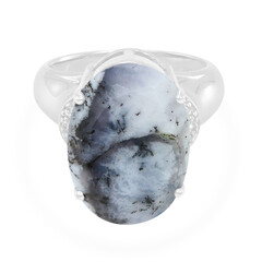 Dendriten-Achat-Silberring
