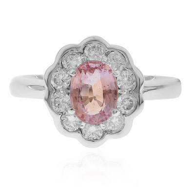 Padparadscha-Saphir-Platinring (CIRARI)