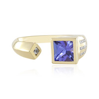 AAA-Tansanit-Goldring (de Melo)