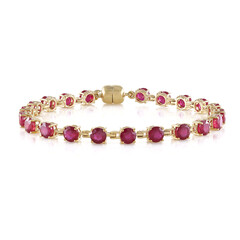 Madagaskar-Rubin-Silberarmband
