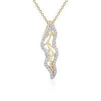 Lupenreiner (F) Brillant-Goldhalskette (LUCENT DIAMONDS)