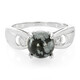 Schneeflocken-Obsidian-Silberring