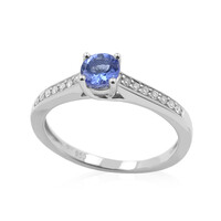 AAA-Tansanit-Platinring