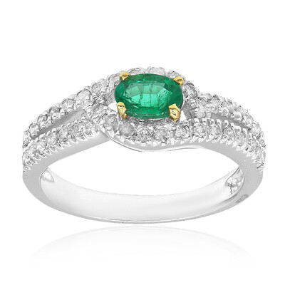 Kolumbianischer Smaragd-Goldring (CIRARI)